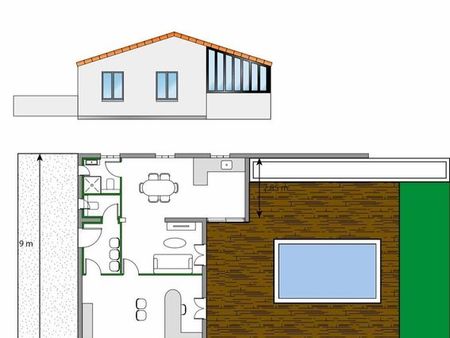 maison 2 pièces 66 m²