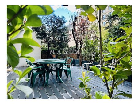jardin  terrasse & balcon - appartement de 5 pièces avec cave à deux pas des buttes chaumo
