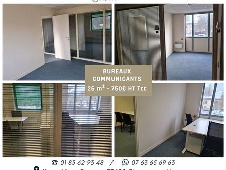 location bureau communicant 26 m²