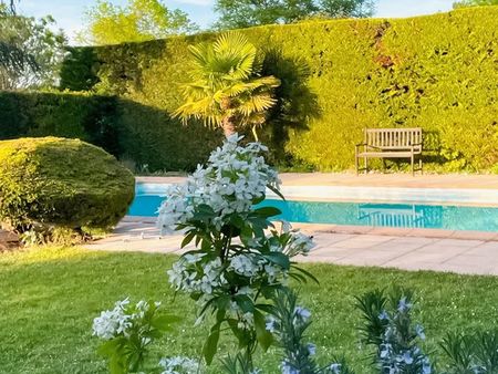 chaponost - ouest lyonnais - superbe maison familiale  avec piscine et jardin  non mitoyen
