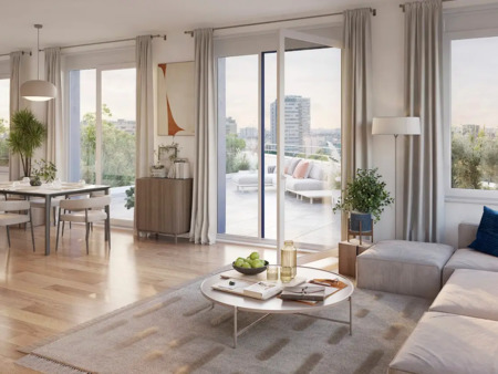 appartement de prestige en vente à paris 18e : livraison imminente. spacieux et modernes  