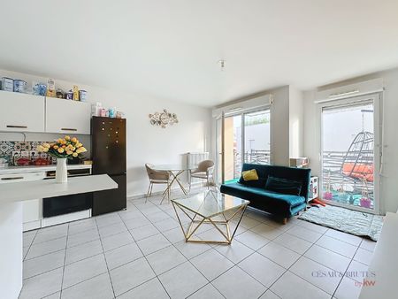 villeurbanne : appartement f3 (61 m²) avec balcon