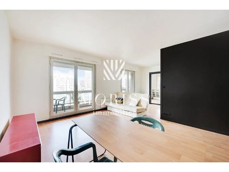 appartement avec balcon et parking - 2 pièces - 75013 paris