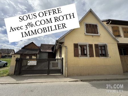 en vente maison 104 m² – 139 000 € |schaffhouse-sur-zorn