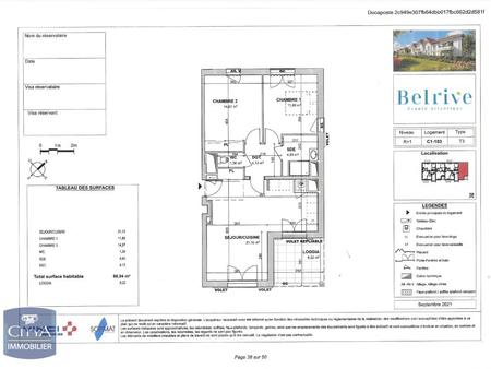 location appartement châtelaillon-plage (17340) 3 pièces 68.04m²  854€