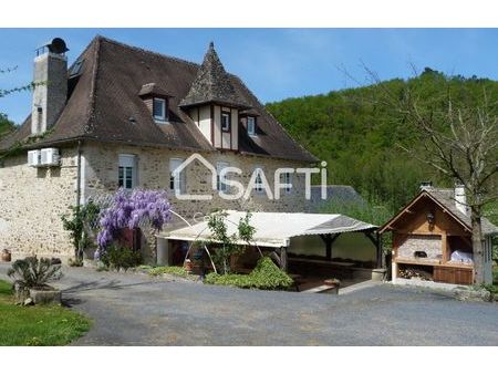 vente maison 10 pièces 240 m² monceaux-sur-dordogne (19400)