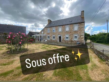 vente longère et corps de ferme à pédernec (22540) : à vendre / 130m² pédernec