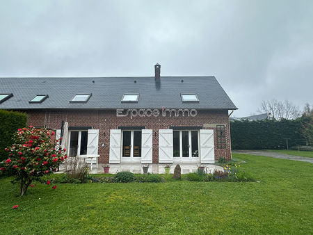 charmante maison en briques avec jardin - bosc-guérard-saint-adrien - 5 pièces - 108m²