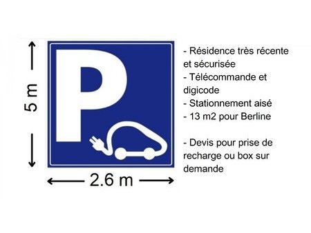 vente parking/garage/box 13 m²