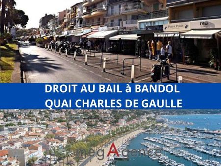 fond de commerce 35 m² bandol