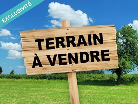 vente terrain 852 m²