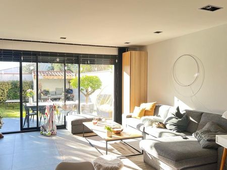 exclusivité : maison t4 contemporaine de 100 m² + 100 m2 de jardin meublée quartier côte p