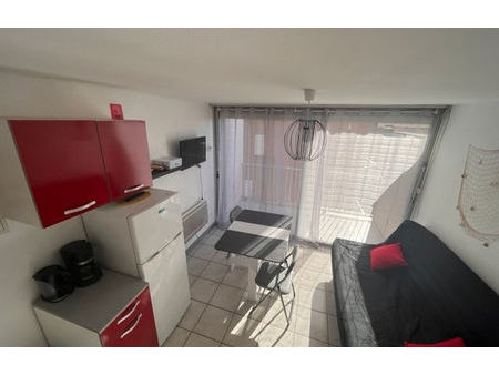 vente appartement 1 pièce 20 m² valras-plage (34350)