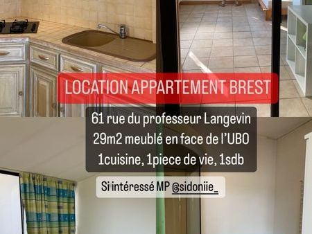 location appartement étudiant ubo
