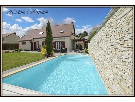 dpt loiret (45)  à vendre proche de orleans maison 4 ch - piscine- garage camping-car- clo