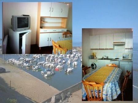 appartement vue sur mer face port tharon plage
