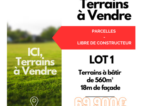 terrain - 560m² - onnaing