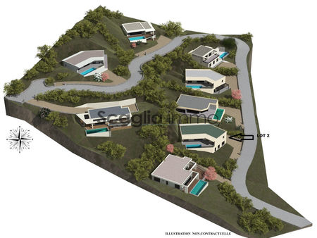 vente terrain porticcio 20166 - 240000 € - surface privée