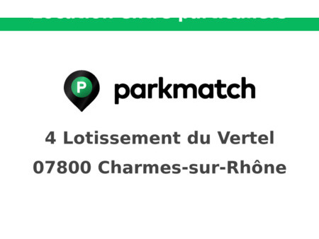 location parking charmes-sur-rhône (07800)