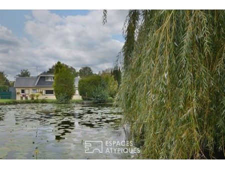 maison de charme avec accès privé aux étangs de la somme