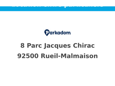 location parking rueil-malmaison (92500)