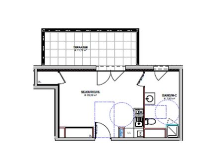 location appartement 1 pièce 30 m²
