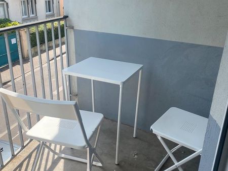 studio/f1 avec balcon meublé koenigshoffen