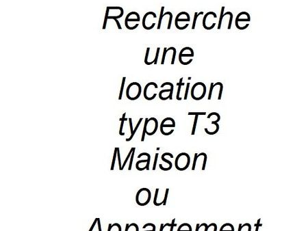 recherche location type t3