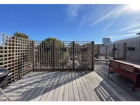 appartement (105 m²) 1 ch avec mezzanine & terrasse