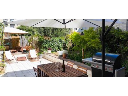 appartement 45 m² + 70 m² de jardin privatif à port marianne