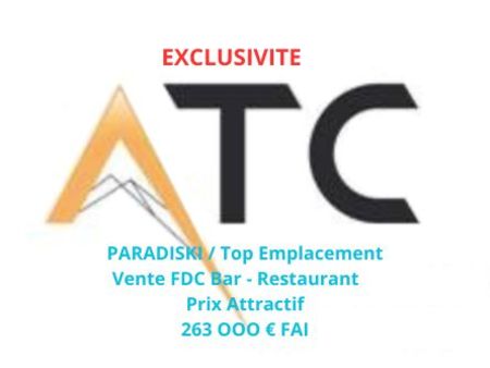 paradiski vente fdc bar restaurant a développer