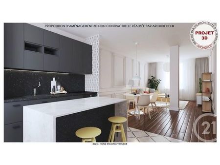 appartement t2 à vendre - 2 pièces - 53 30 m2 - villeurbanne - 69 - rhone-alpes