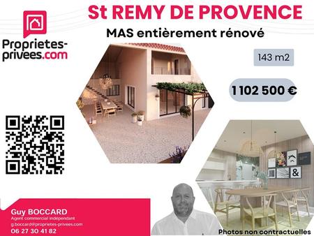 saint rémy de provence - magnifique mas de 158m2 sur un terrain de 2100m2