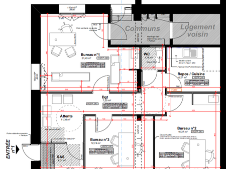 local professionnel - 16m²