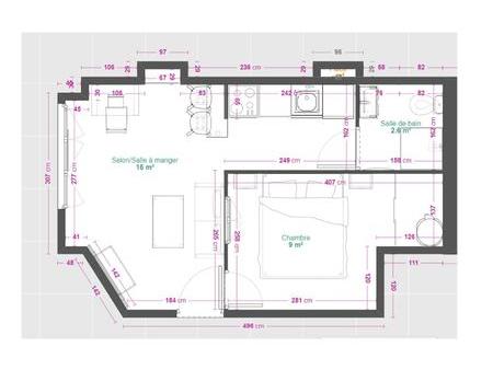 vente appartement 2 pièces à châteaubriant centre (44110) : à vendre 2 pièces / 27m² châte