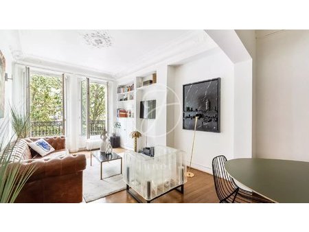 paris 18e - rochechouart - appartement à vendre - 3 pièces - 66 09m² carrez - 2 chambres.