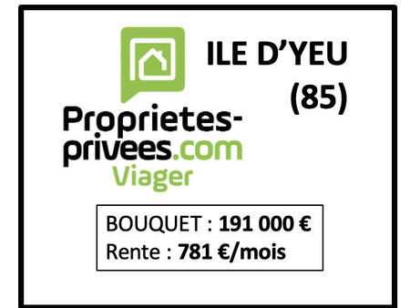 vente maison viager à l'île-d'yeu (85350) : à vendre viager / 125m² l'île-d'yeu