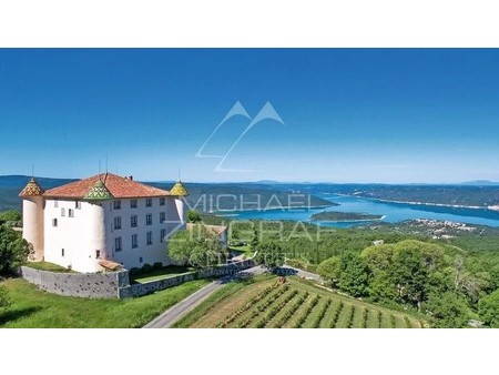 remarkable estate with provenal chteau  aiguines  pr 83630 chateau for sale