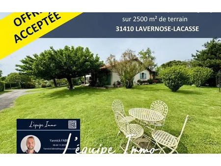 vente maison 5 pièces 120 m² lavernose-lacasse (31410)