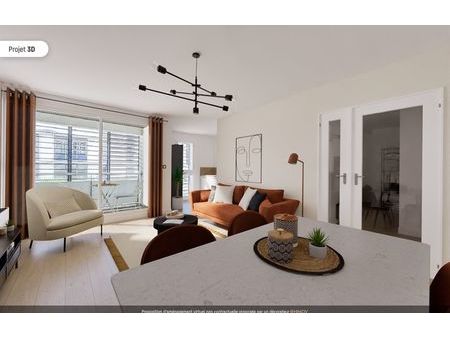 vente appartement 3 pièces 63 m² bordeaux (33000)
