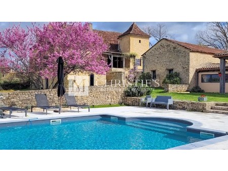 beautiful dordogne stone house with pool and guest house  lalinde  aq 24150 villa/townhous