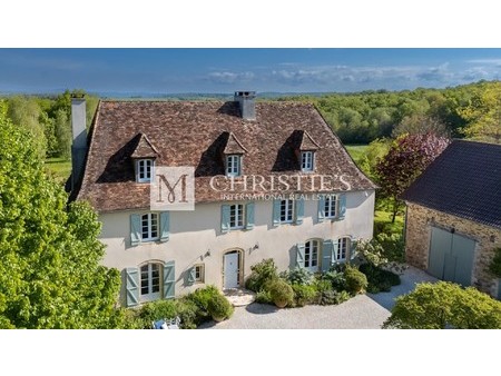elegant c19th estate near thiviers - dordogne  thiviers  aq 24800 villa/townhouse for sale