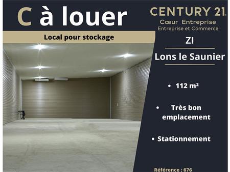 location d'entrepôt de 114 m² à lons-le-saunier - 39000