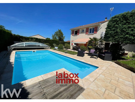 gleize : maison de 4 chambres  terrain 607 m² et piscine