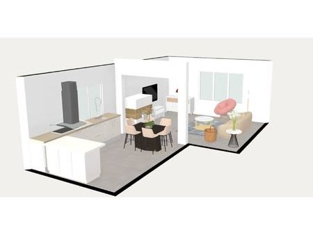 duplex app met terras en garagebox (+ € 26.000)