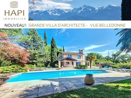 villa architecte de 448 m2 avec piscine et terrain de 2755 m2 avec magnifique vue belledon