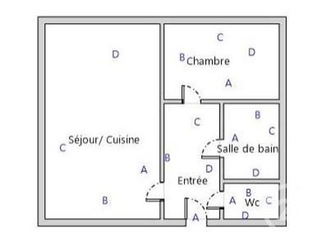 appartement t2 à vendre - 2 pièces - 41 36 m2 - villeurbanne - 69 - rhone-alpes