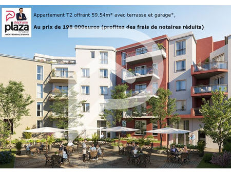 appartement 2 pièces 59.54m² montrond les bains