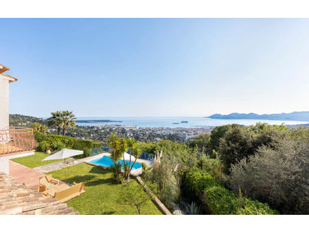 cannes super cannes villa t6 200m2 vue mer panoramique pisci