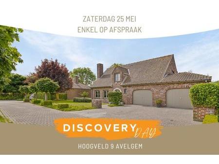 single family house for sale  hoogveld 9 avelgem 8580 belgium